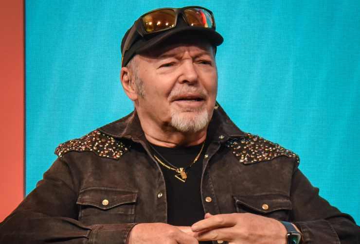 Vasco Rossi in primo piano